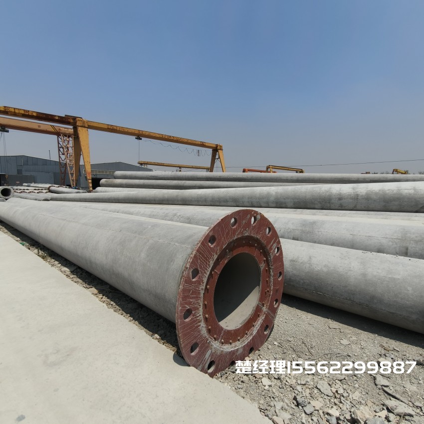 易县12米无拉线电杆